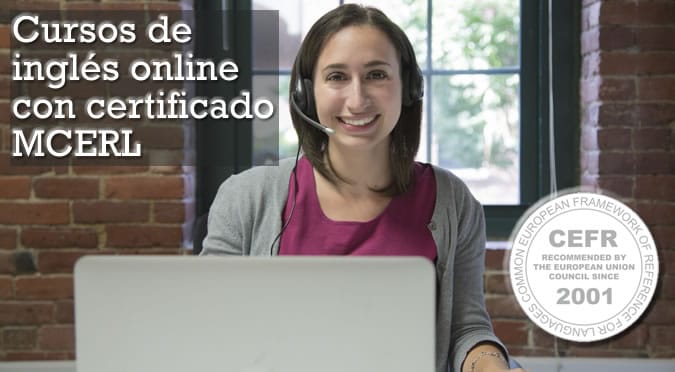 Cursos de inglés online con certificado MCERL