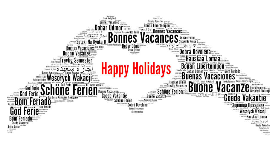 Palabras y frases en inglés relacionadas con diciembre